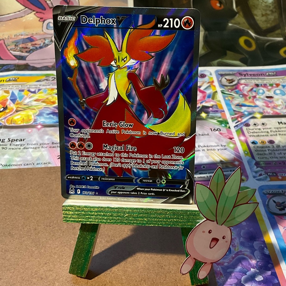 Delphox V Full Art UR Sw&SH Lost Origin 173/196